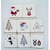 Lex's Linens Rudolph Embroidered Christmas Hand Towel