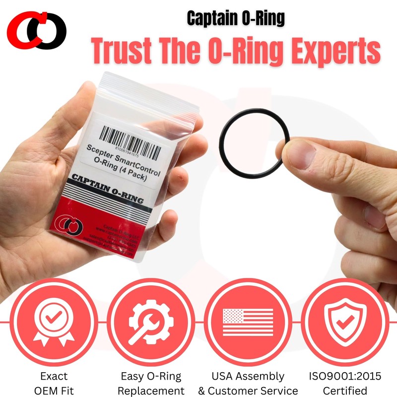Captain O-Ring – Replacement O-Rings for Scepter SmartControl Gas Can