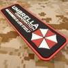 Umbrella Corporation Resident Evil Cosplay PVC Rubber 3D Hook-and-Loop Patch