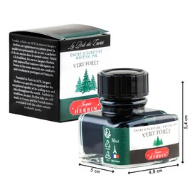 Herbin hb13040 Traditional Ink, 30ml for Fountain Pens, Glass Pens, Dip Pens, Forest Green