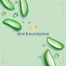 Dove Nourishing Foaming Hand Wash Touchless Dispenser Refill Aloe and Eucalyptus Moisturizing Hand Wash for Lasting Nourishment 10.1 oz 6-pack