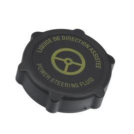 Motoforti Power Steering Oil Fluid Reservoir Tank Cap Cover, for Land Rover LR2, Plastic, Black