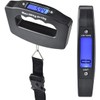 Portable Luggage Scale, 50kg Capacity, Large Backlit Display, Digital Hanging