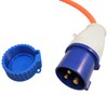 3D Cabin 16 Amp Mains Electric Plug Dust Cover For