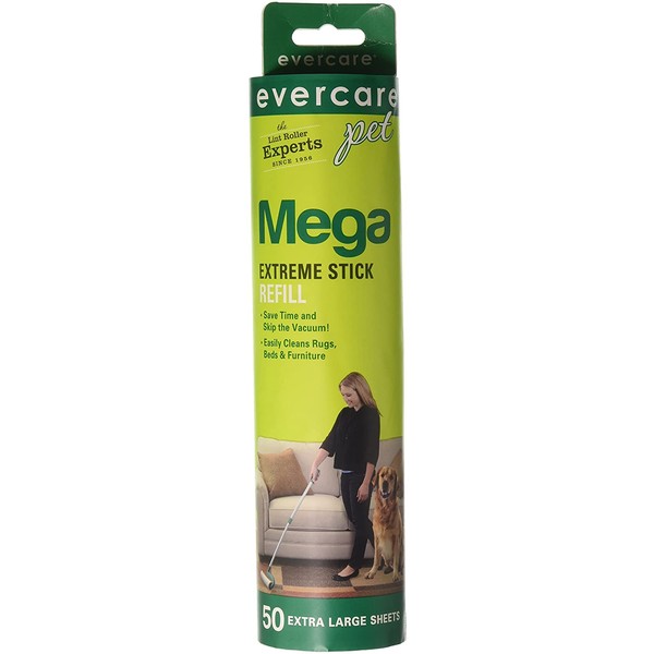 Evercare Pet Mega Roller 50-Layer Refill, Pack of 3