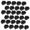 Gatuida 250pcs Ethernet Port Dust Covers Black LAN Protectors for