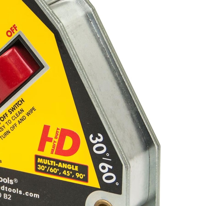 Strong Hand Tools MSA46-HD Adjust-O Heavy Duty Magnet Square, On/Off