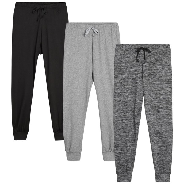 Sweet Hearts Girls' Sweatpants - 3 Pack Super Soft Athletic
