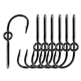 Fishing Hook Hat Pins Fishing Hook Clips,7pcs/Box Cap Hat Tie Clips for Fish Hooks Hat Gold/Silver/Black (Black - 7pcs)