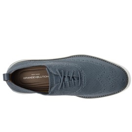 Cole Haan Men's GrandEvOlution Stitchlite Oxford, Stormy Weather/Ivory, 8.5