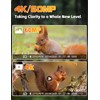 CamZeste Wildkamera, 4K 60MP Wildtierkamera mit Bewegungsmelder Nachtsicht, No Glow