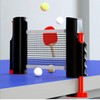 Portable Table Tennis Practice Net & Ball Catcher Standard