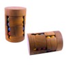 Spin To Win Cylinder Cube Puzzle Wooden Brain Teaser Game