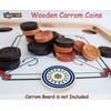 Carrom Playing Coins and Powder | 20 Wooden Coins |