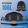 AquaQuest Deckhand: Wet/Dry Dual Compartment Duffel - 100% Waterproof Hidden