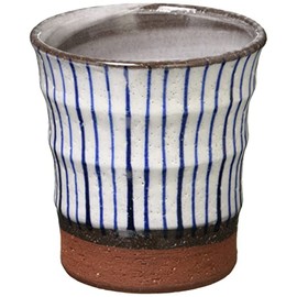 Hasami Ware 52099 Zuko Kiln Red Dochisensuji Teacup Blue