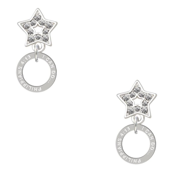 Delight Jewelry Silvertone Philippians 4:13 Eternity Ring Silver-tone Dream Big