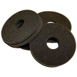 New Star Foodservice 48384 Replacement Sponges for The Bar Glass Rimmer (Set of 4), Black