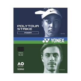 Yonex YONEX Tennis String POLYTOUR STRIKE 125 Poly Tour Strike 125 PTGST125 Cool Black (730)