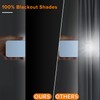 SUSNID Portable Blackout Curtains, 118" x 57", 100% Blackout, Waterproof,
