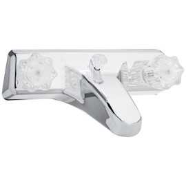 UNITED STATES HDW, 8", P050B P-050B Mobile Home Tub & Shower Diverter Center Plastic Underbody, Color