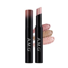 Lynlyulinger Eye Shadow Stick, 3 Color Gradient with Pearl Glitter, Cream Eye Shadow Pencil, One Stroke, High Color, High Adhesion, Resistant to Falling, Sweat and Sebum, Plant Moisturizing Formula