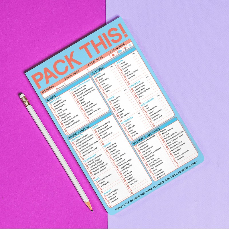 Knock Knock Pack This Pad (Pastel Version)