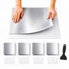 36 pcs Silver Square Puzzle Saver Sheets, Preserve & Frame