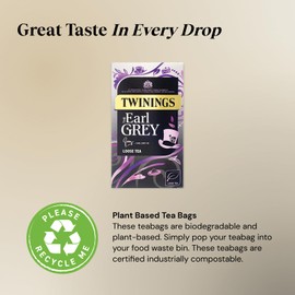 Twinings Earl Grey Loose Tea 500g (Multipack of 4 x 125g Loose Tea), 602 g - Lot of 4