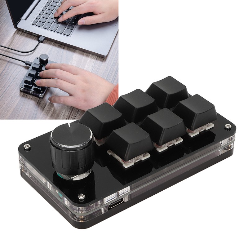 6 Keys Keyboard Red Switch Full Key Custom Plug and