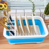 ZhildChen Collapsible Dish Rack Foldable Dish Drying Rack Portable Dish