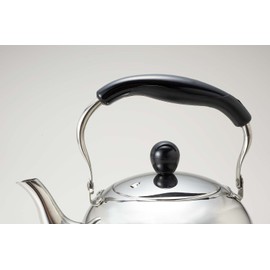 Pearl Metal H-1721 Kettle, 0.4 gal (1.5 L), Induction Compatible, Stainless Steel, Moon Drop
