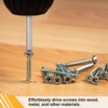 sourcing map 2pcs SL4 Slotted Screwdriver Bits 4mm Slotted Tip