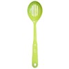 Handy Housewares 12.5" Long Handled Colorful Melamine Slotted Serving Spoon