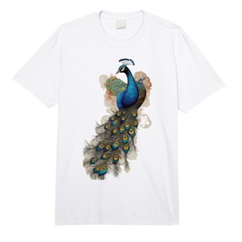Peacock Feather Peahen Bird Animal Peacocks Lover Comfort Colors Adult Heavyweight T-Shirt