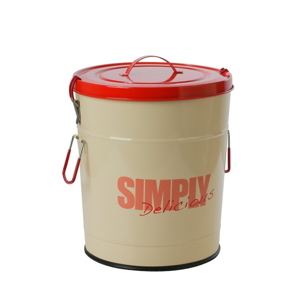 One for Pets Simply Delicious Dog Food Container, 17.6-Pound, Red (1106-RD-S)