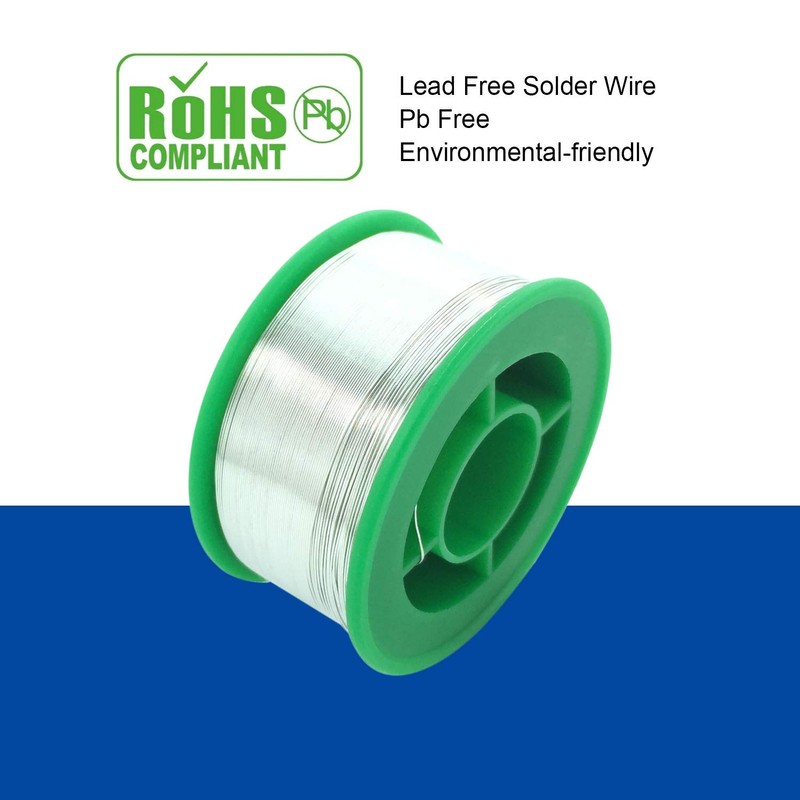 Thin Solder Wire 0.3mm Lead Free Rosin Core 0.01inch 4oz
