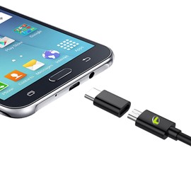 LOGICO Type-C Adapter Micro USB Female to USB C Male Connector Data Sync Fast Charging