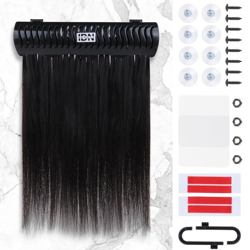 IDN BEAUTY Hair Extension Holder Stand for Styling, 4 Installation