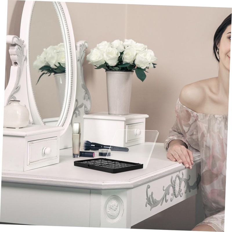 Ipetboom 2pcs Empty Magnetic Eyeshadow Palette Portable Makeup Palette Case