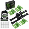 Heavy Duty Wheel Chock Tie Down Straps Set (2PK) -
