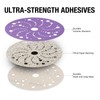 6 Inch Multi-Hole Sanding Discs 80 Grit Purple Ceramic Sanding