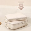 Lxoraziy Set of 4 Compression Packing Cubes, Ultra Lightweight Expandable