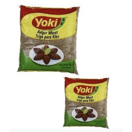 Trigo para Kibe Brasileiro Yoki 500g | Pack of 2x500g | Brazilian Bulgur Wheat + Silicone Bracelets Souvenir | Brazil in Texas Bundle