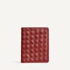 Este Passport Holder (Carré Weave) - Color: Rouge