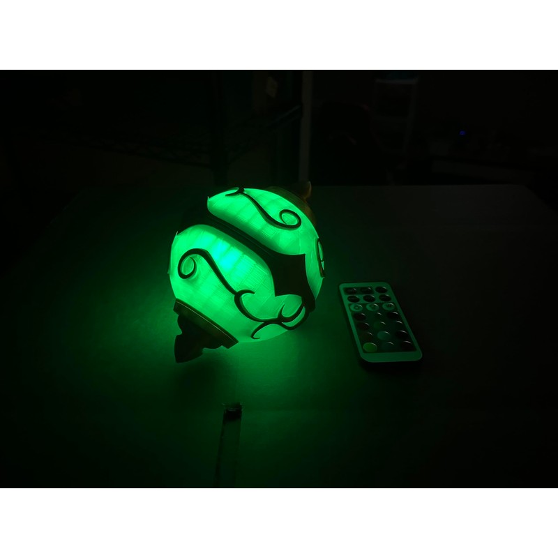 Palworld Pal Sphere - Color Changing with Remote Controlled RGB