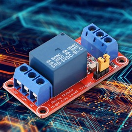 Keenso 1 Channel Relay Module Relay Board with Optocoupler Low Trigger Expansion Board for 5V/12V/24V (24V)
