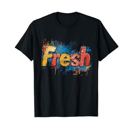 "Fresh" Graffiti Style | Street Fashion | Urban Tee Hip-Hop T-Shirt