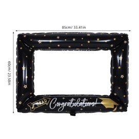 Gadpiparty Graduation Inflatable Creative Photo Booth Prop for Group Shots Lightweight Handheld Picture Frame for Memorable Graduation Moments
