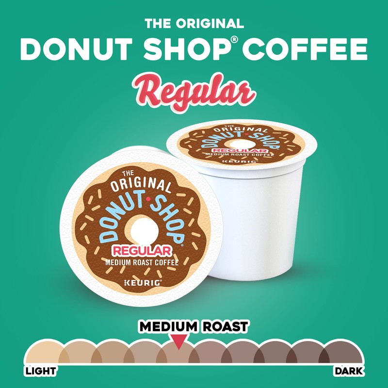 The Original Donut Shop Regular, Single-Serve Keurig K-Cup Pods, Medium